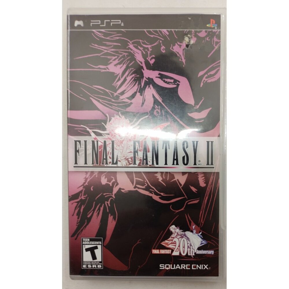 Final Fantasy II PSP 20th Anniversary Edition Complete CIB Square Enix Game Sony